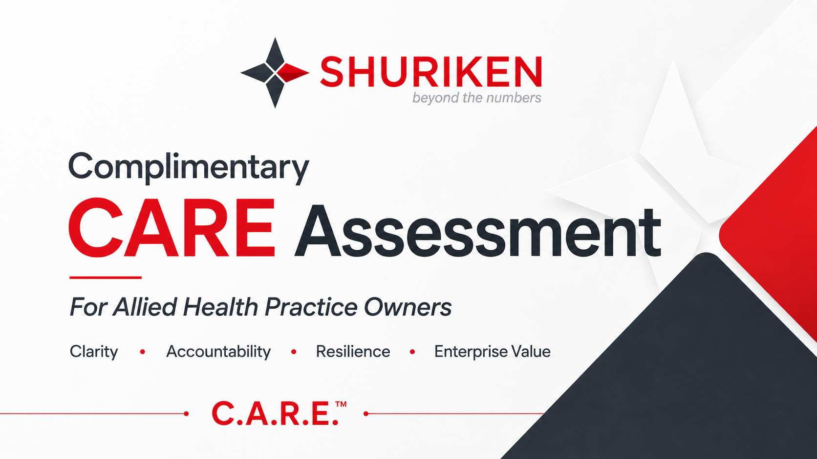 Complimentary CARE Assessment for Allied Health Practice Owners