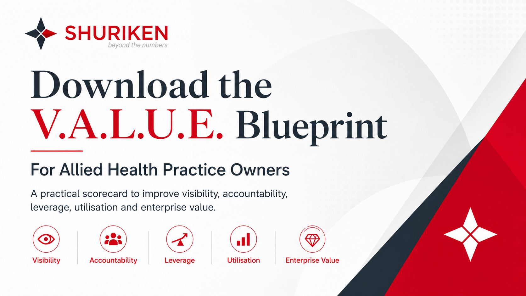 V.A.L.U.E. Blueprint for Allied Health Practice Owners
